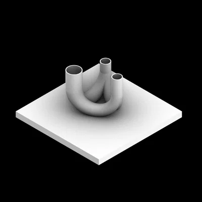 Tri-Vase: Lọ Hoa Nghệ Thuật Thiết Kế Tham Số Độc Đáo