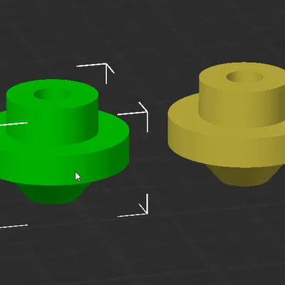 Miếng insert adapter cho cục tạ DIY gyroscope (M5)