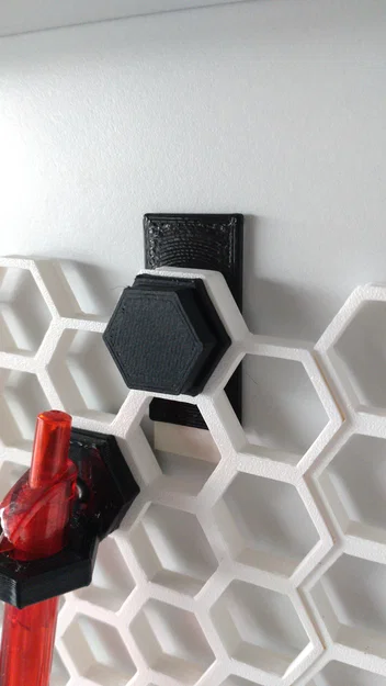 Giá treo tường HSW dùng Tesa Powerstrips/băng keo hai mặt - Image 1