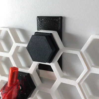Giá treo tường HSW dùng Tesa Powerstrips/băng keo hai mặt