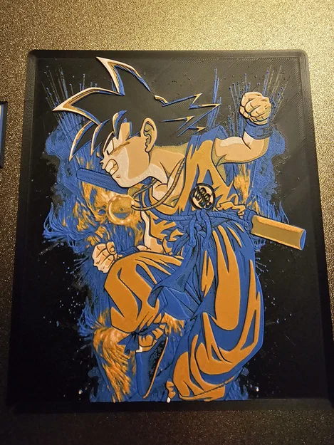 Kid Goku Dragonball - HueForge - Image 1