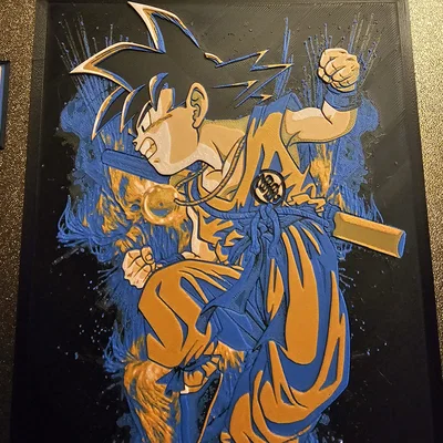 Kid Goku Dragonball - HueForge