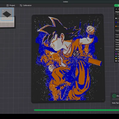 Kid Goku Dragonball - HueForge