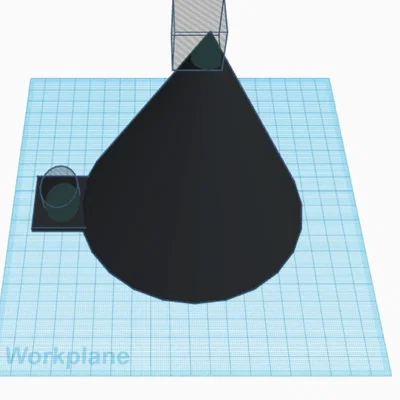 Phễu rót chất lỏng (Funnel) cho vị trí hẹp - File in 3D