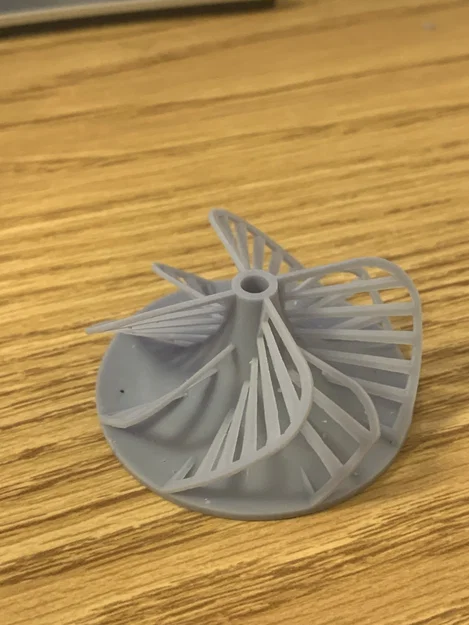Mô hình cánh quạt máy bơm (Impeller) chi tiết cho in 3D - Image 2
