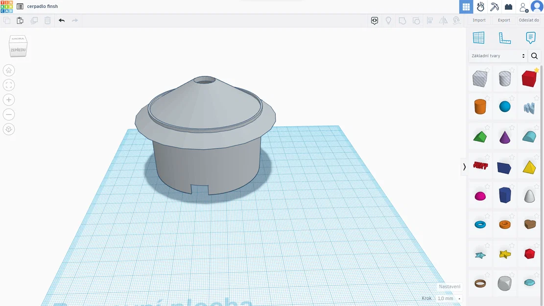 Mẫu thiết kế 3D nắp hình chóp hỗ trợ trồng và chăm sóc rêu tại nhà - Image 1