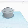 Mẫu thiết kế 3D nắp hình chóp hỗ trợ trồng và chăm sóc rêu tại nhà - Thumbnail 1