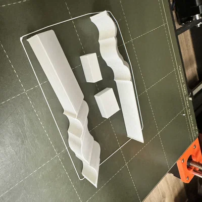 Mô hình phào chỉ chân tường (Baseboard trim profile) 3D in tại nhà
