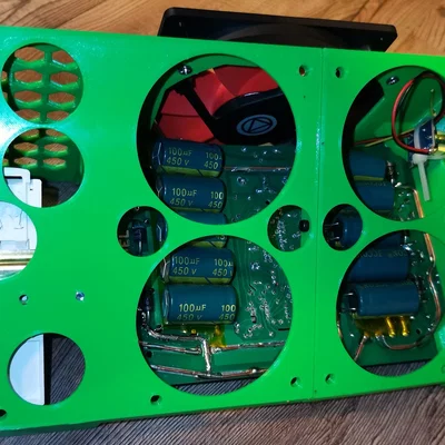 BOX - Vỏ hộp cho BEL regulator & quạt 120mm (kèm phụ kiện)