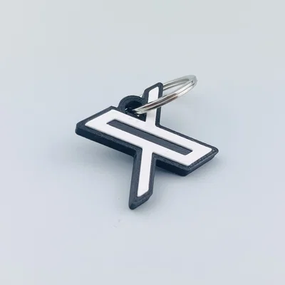 Móc khóa biểu tượng X (X Keychain) phong cách hiện đại cho mọi người