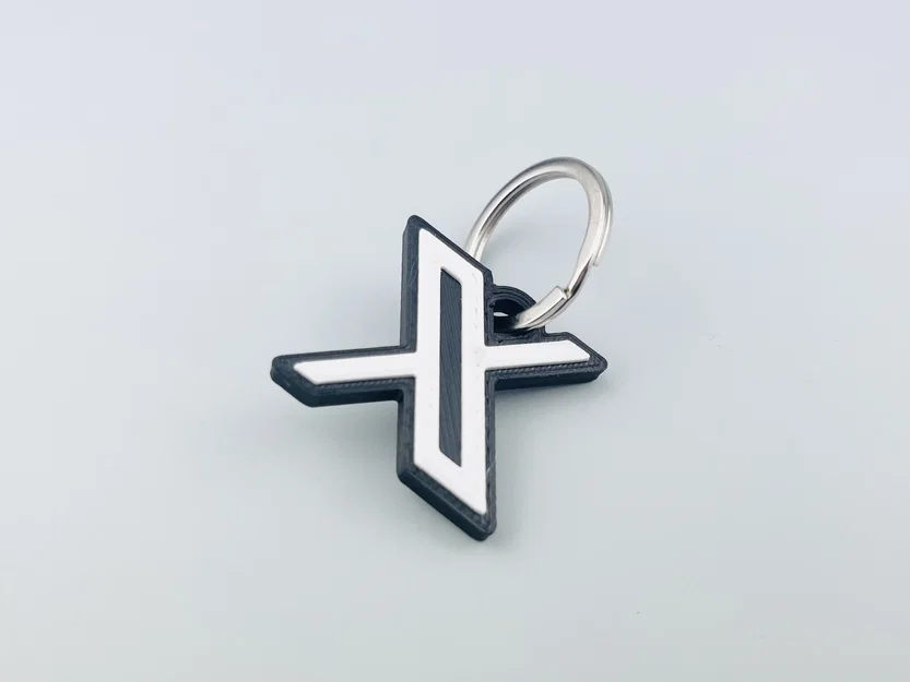 Móc khóa biểu tượng X (X Keychain) phong cách hiện đại cho mọi người - Image 2