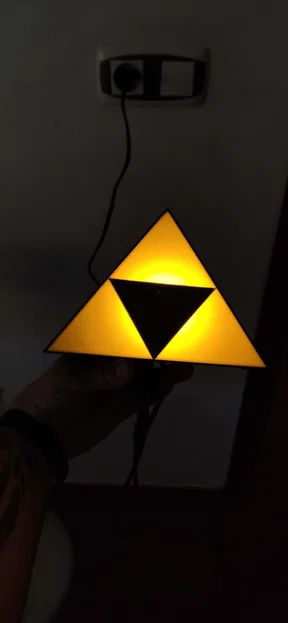 Đèn ngủ Triforce in 3D cực chất cho game thủ - Image 3