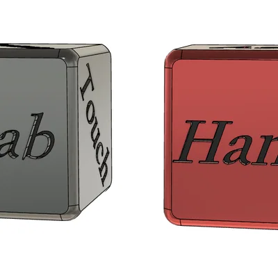 Xúc xắc trò chơi thú vị (Fun Dice) cho cặp đôi - Tự in 3D tại nhà
