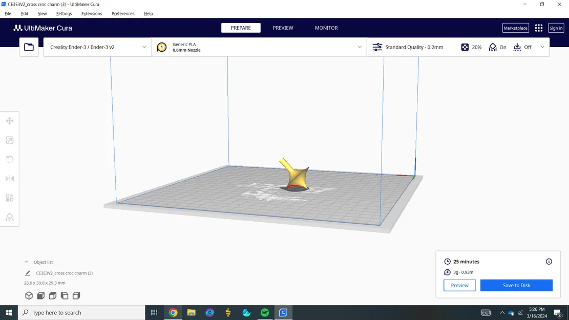 Mô hình con quay đồ chơi 3D - Thiết kế nhỏ gọn, dễ in tại nhà - Image 1