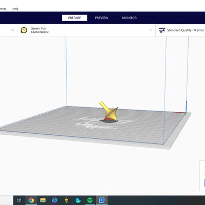 Mô hình con quay đồ chơi 3D - Thiết kế nhỏ gọn, dễ in tại nhà