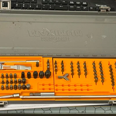 Khay Đựng Đầu Vít Hex Bit Organizer Cho Hộp Mastercraft Maximum