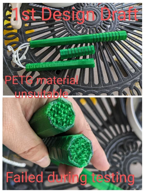 Nunchaku (Đồ trang trí/in 3D) – Chỉ dùng để luyện tập - Image 3