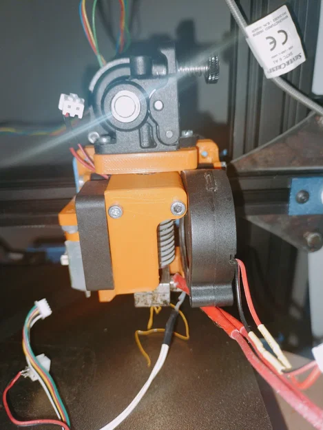 Ngàm lắp hotend E3D V6 dùng Orbiter v1.5 (có gắn BLTouch & quạt 5015) - Image 1