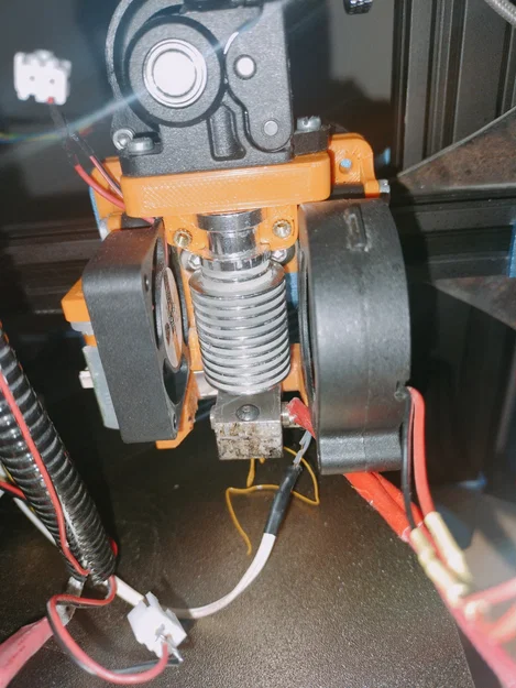 Ngàm lắp hotend E3D V6 dùng Orbiter v1.5 (có gắn BLTouch & quạt 5015) - Image 5