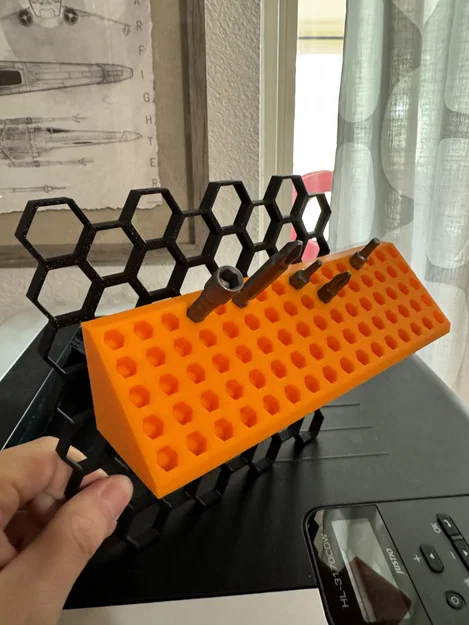Khay Đựng Mũi Vặn Vít Gắn Tường Honeycomb (Hex Bit Holder) - Image 1
