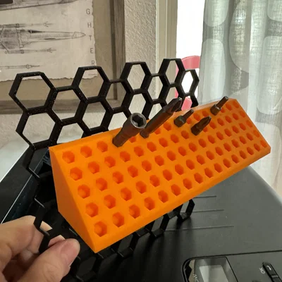 Khay Đựng Mũi Vặn Vít Gắn Tường Honeycomb (Hex Bit Holder)