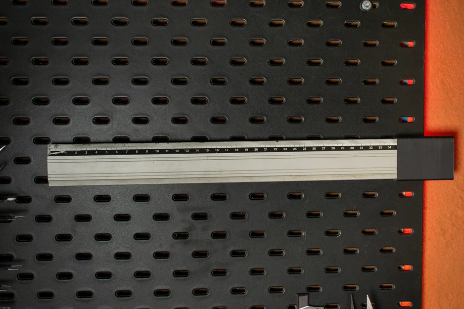 Giá treo thước kẻ cho bảng Ikea Skadis - Phụ kiện in 3D gọn gàng - Image 4