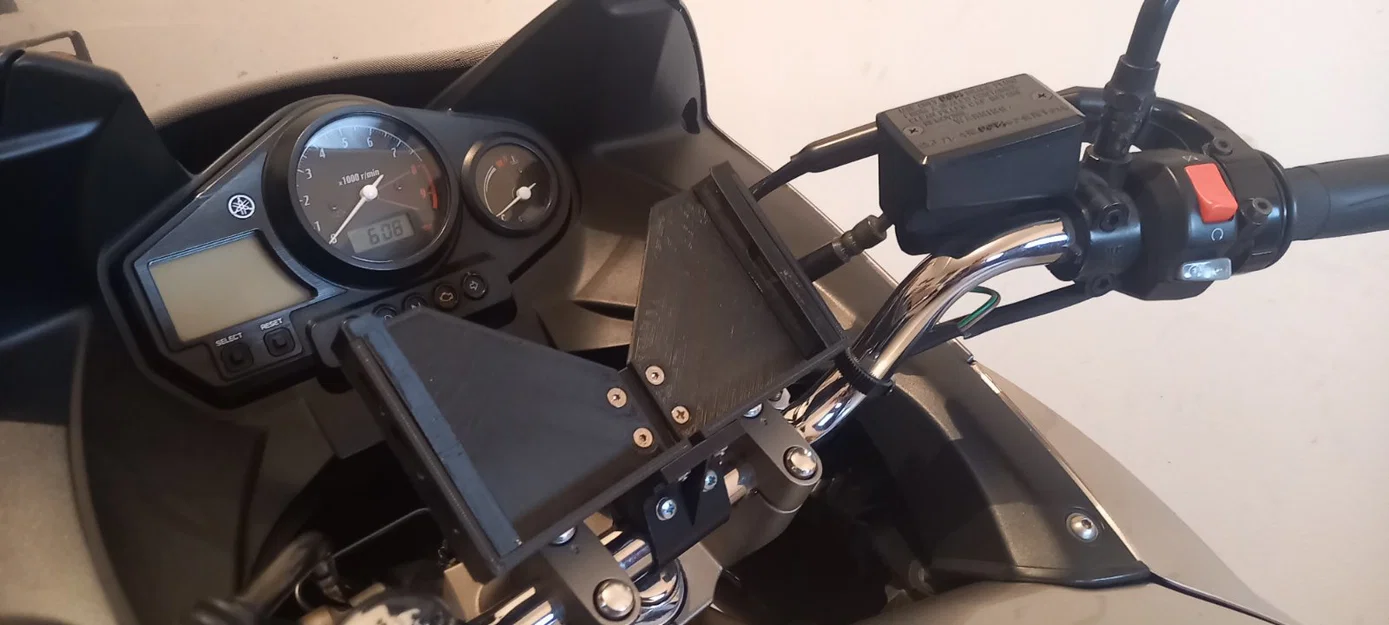 Giá đỡ điện thoại xe máy/mô tô đa năng (Universal motorcycle phone holder) - Image 4