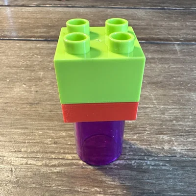 Adapter Marble Run Duplo (Đáy Ống/Đỉnh Duplo)