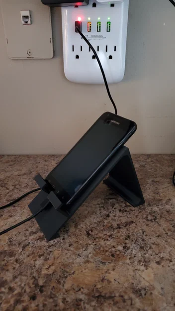 Giá đỡ điện thoại để bàn 3D đơn giản, tiện dụng (Phone Stand) - Image 2