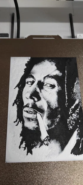 Bob Marley Hueforge - Image 1