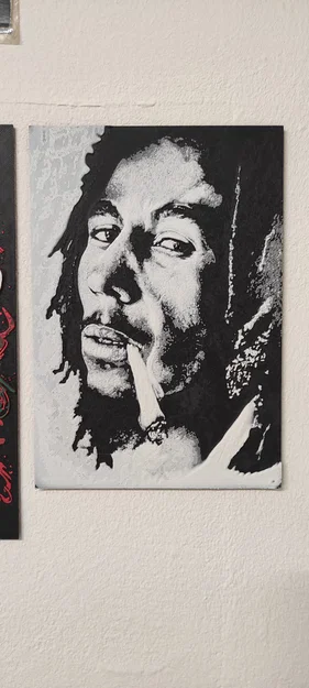 Bob Marley Hueforge - Image 2
