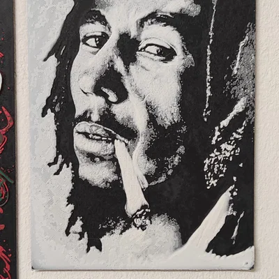 Bob Marley Hueforge