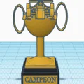 Mô hình cúp vô địch xe đua F1 (Trofeo F1) tự in 3D độc đáo - Thumbnail 1