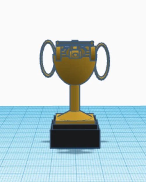 Mô hình cúp vô địch xe đua F1 (Trofeo F1) tự in 3D độc đáo - Image 2