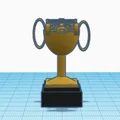 Mô hình cúp vô địch xe đua F1 (Trofeo F1) tự in 3D độc đáo - Thumbnail 2