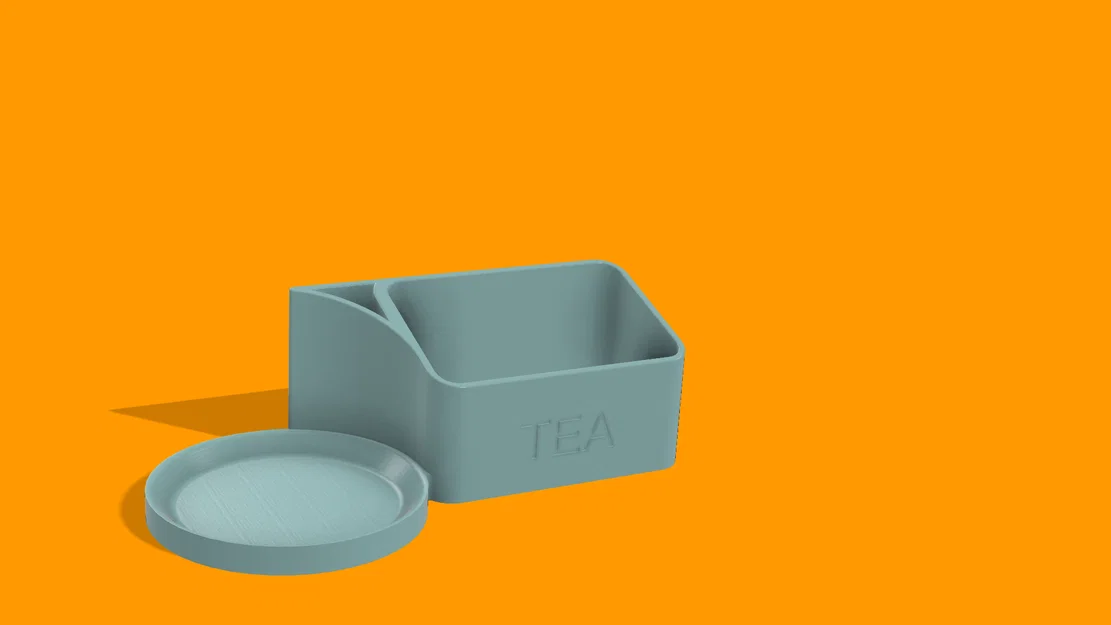 Khay đựng trà đa năng Tea Caddy - Phụ kiện bàn làm việc tiện ích - Image 1