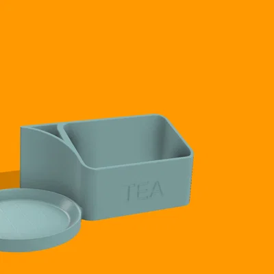 Khay đựng trà đa năng Tea Caddy - Phụ kiện bàn làm việc tiện ích