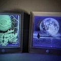 Khung tranh 3D 200mm có đèn LED cảm biến chuyển động - Thumbnail 4