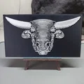 Chân dung Bò 1 (Bull Portrait 1) - Thumbnail 1