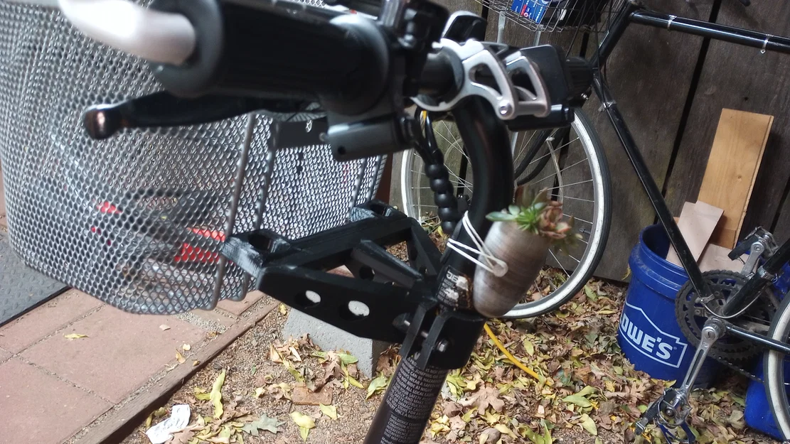 Bộ khung đỡ giỏ xe đạp (Bike Basket Brace) in 3D chắc chắn - Image 1