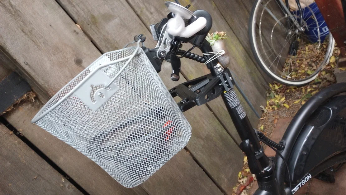 Bộ khung đỡ giỏ xe đạp (Bike Basket Brace) in 3D chắc chắn - Image 3