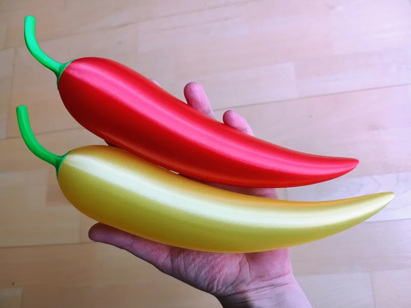 Mô hình quả ớt 3D (Large Chilli) - Đạo cụ trang trí độc đáo - Image 1