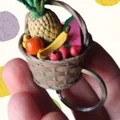 Móc khóa giỏ trái cây mini (Fruit basket keychain) - In 3D cực dễ - Thumbnail 1