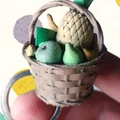 Móc khóa giỏ trái cây mini (Fruit basket keychain) - In 3D cực dễ - Thumbnail 2