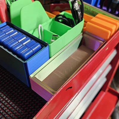 Khay in 3D Gridfinity đựng bộ lục giác xếp gọn (Folding Hex Key Holder)
