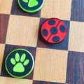 Bộ cờ đam Miraculous Ladybug & Cat Noir (MMU) - Thumbnail 1