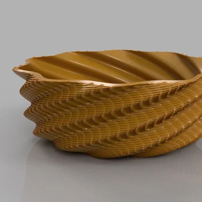 Tô trang trí họa tiết lưới 3D thanh lịch - In Vase Mode cực đẹp