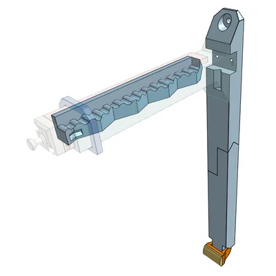 Bracket treo tường kéo ra cho gương lồi Ikea SVARTBJÖRK