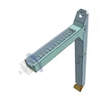 Bracket treo tường kéo ra cho gương lồi Ikea SVARTBJÖRK - Thumbnail 5