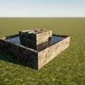 Square Water Flow – Đài phun nước vuông tối giản - Thumbnail 6